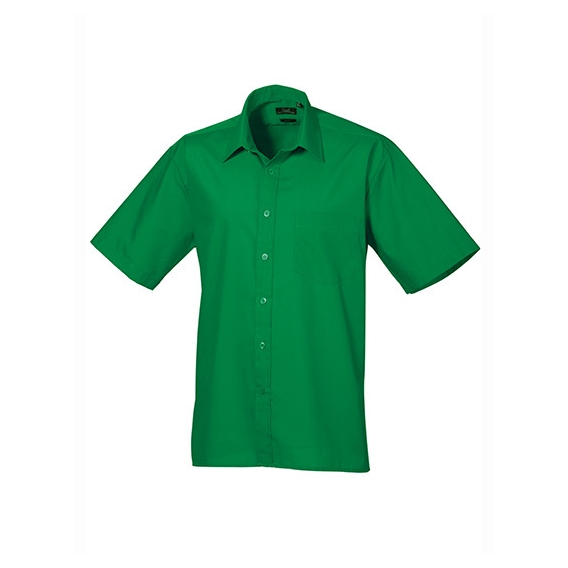 Men`s Poplin Short Sleeve Shirt