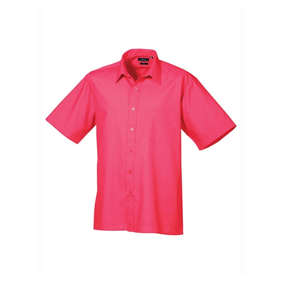 Men`s Poplin Short Sleeve Shirt