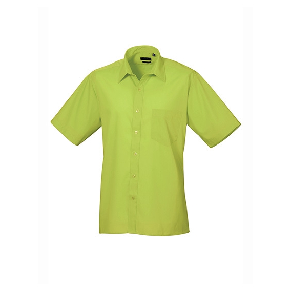 Men`s Poplin Short Sleeve Shirt