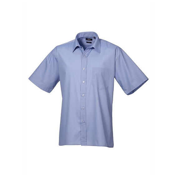 Men`s Poplin Short Sleeve Shirt