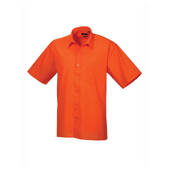 Men`s Poplin Short Sleeve Shirt