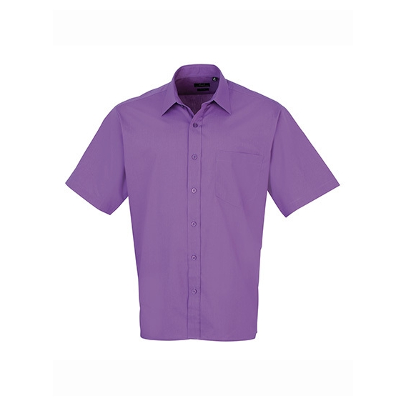 Men`s Poplin Short Sleeve Shirt