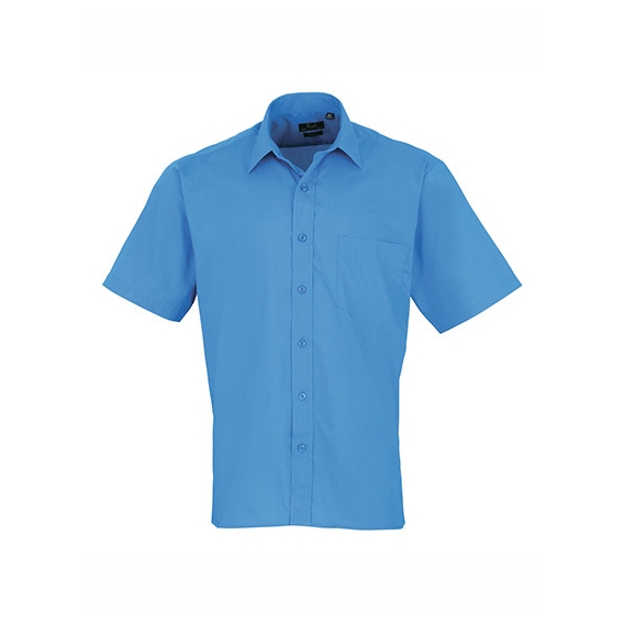 Men`s Poplin Short Sleeve Shirt
