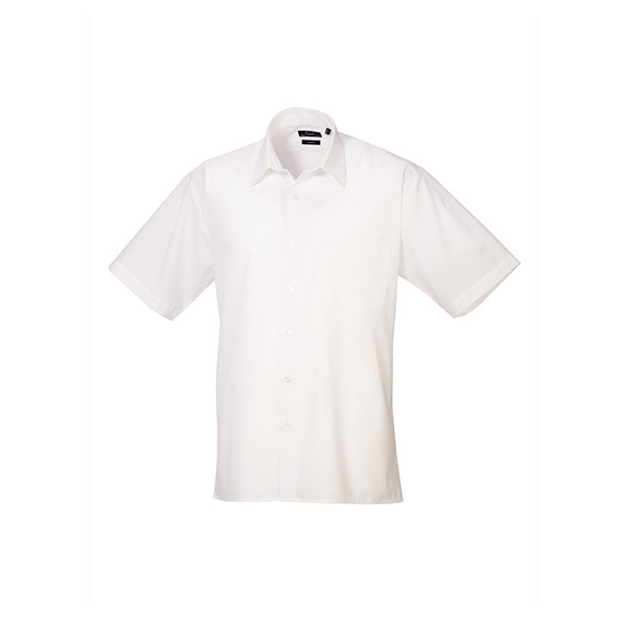 Men`s Poplin Short Sleeve Shirt