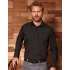 Men`s Long Sleeve Fitted Poplin Shirt