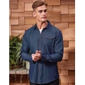Men `Jeans Stitch Denim Shirt