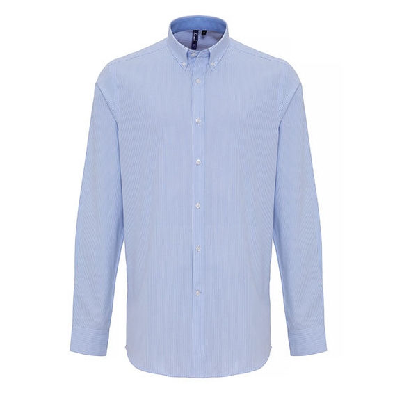 Mens Cotton Rich Oxford Stripes Shirt