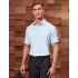Mens Stretch Fit Poplin Short Sleeve Cotton Shirt