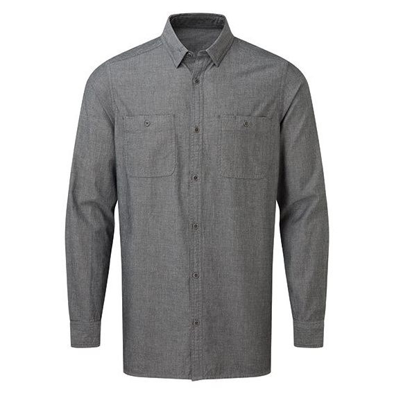 Men`s Organic Chambray Fairtrade Long Sleeve Shirt