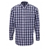 Men`s Mulligan Check Cotton Long Sleeve Shirt