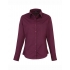 Ladies` Poplin Long Sleeve Blouse
