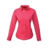 Ladies` Poplin Long Sleeve Blouse