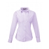 Ladies` Poplin Long Sleeve Blouse