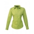 Ladies` Poplin Long Sleeve Blouse