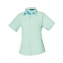 Ladies` Poplin Short Sleeve Blouse