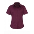 Ladies` Poplin Short Sleeve Blouse