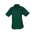 Ladies` Poplin Short Sleeve Blouse