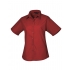 Ladies` Poplin Short Sleeve Blouse