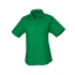 Ladies` Poplin Short Sleeve Blouse