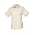 Ladies` Poplin Short Sleeve Blouse