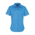 Ladies` Poplin Short Sleeve Blouse