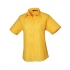 Ladies` Poplin Short Sleeve Blouse