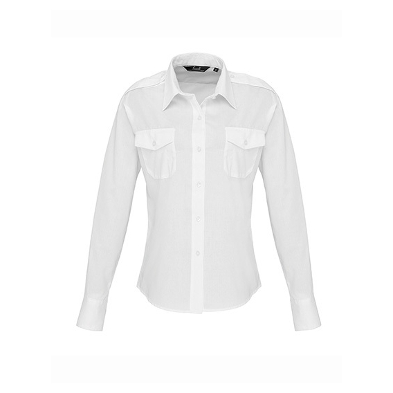 Ladies` Long Sleeve Pilot Shirt