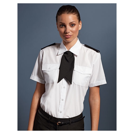 Ladies` Pilot Shirt Short Sleeve