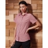 Ladies` Microcheck (Gingham) Short Sleeve Cotton Shirt