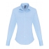 Ladies Stretch Fit Poplin Long Sleeve Cotton Shirt