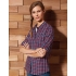Sidehill Check Womens Long Sleeve Cotton Shirt