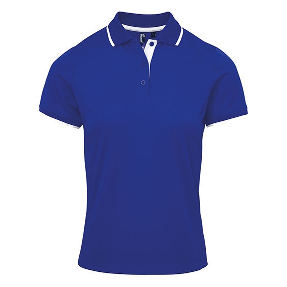 Ladies` Contrast Coolchecker® Polo