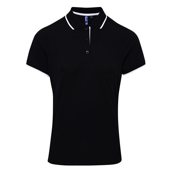 Ladies` Contrast Coolchecker® Polo