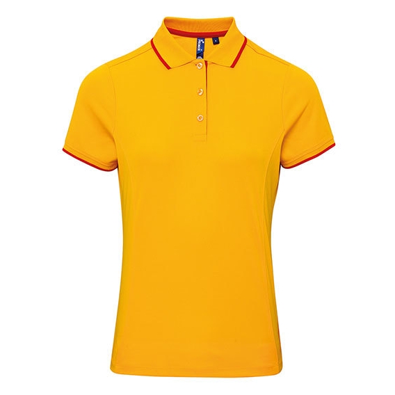 Ladies` Contrast Coolchecker® Polo