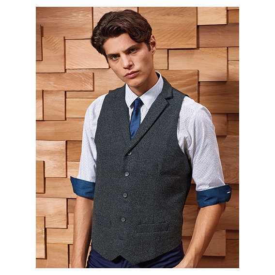 Mens Herringbone Waistcoat