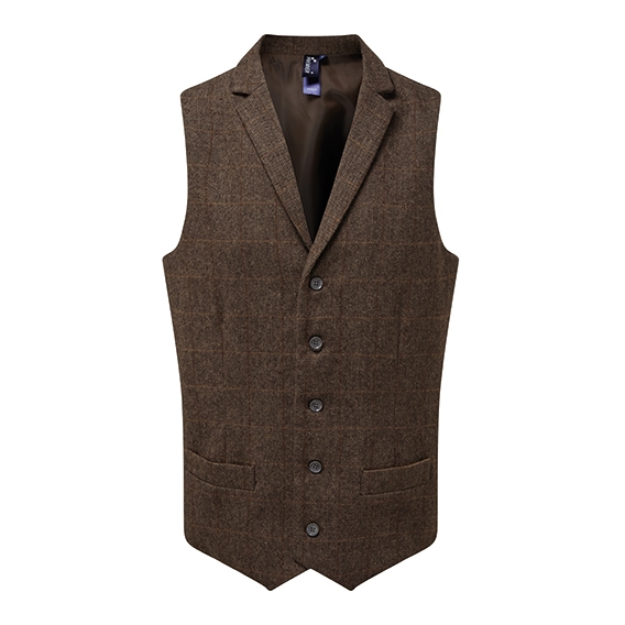 Mens Herringbone Waistcoat