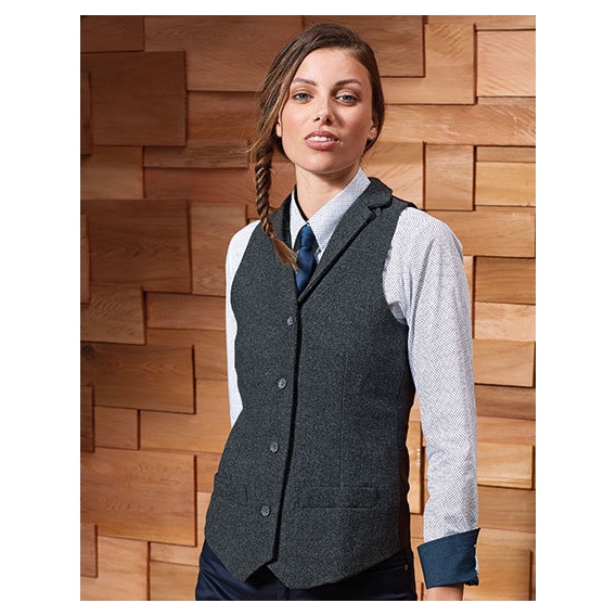 Ladies Herringbone Waistcoat
