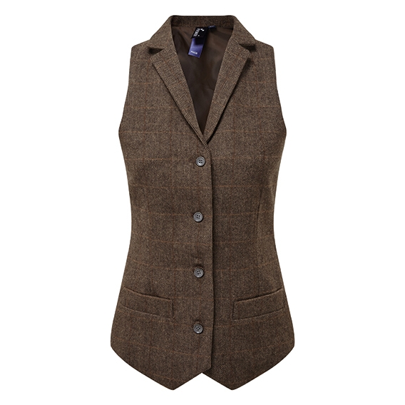 Ladies Herringbone Waistcoat