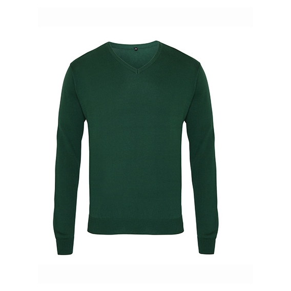 Men`s V-Neck Knitted Sweater