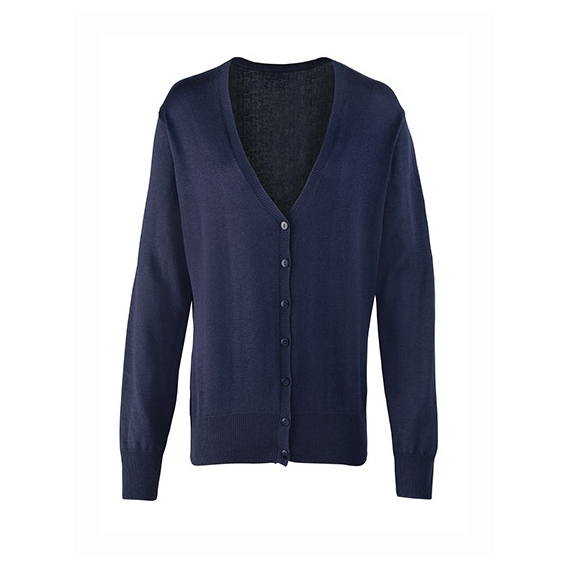 Ladies` Button Through Knitted Cardigan