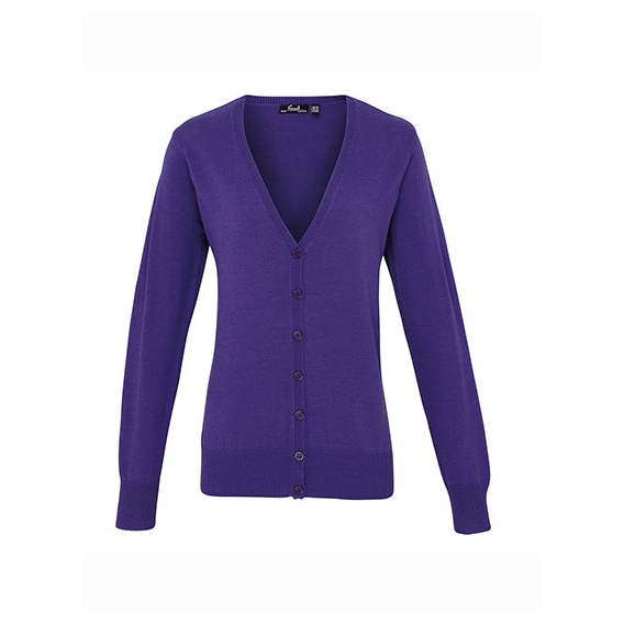 Ladies` Button Through Knitted Cardigan
