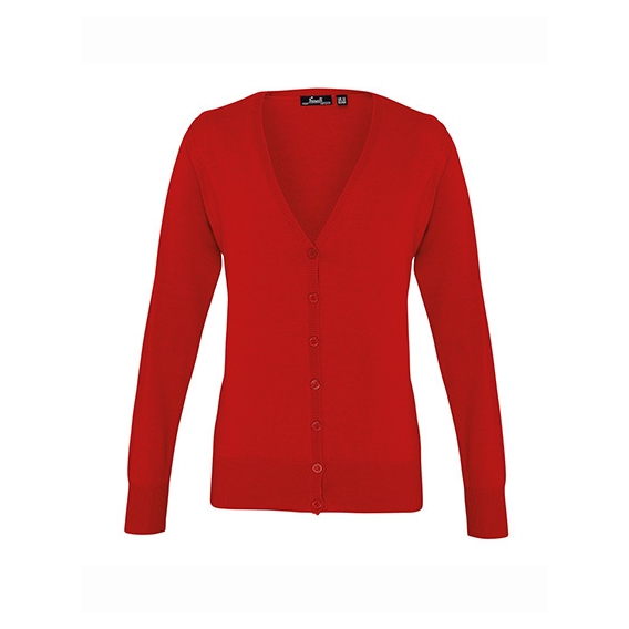 Ladies` Button Through Knitted Cardigan