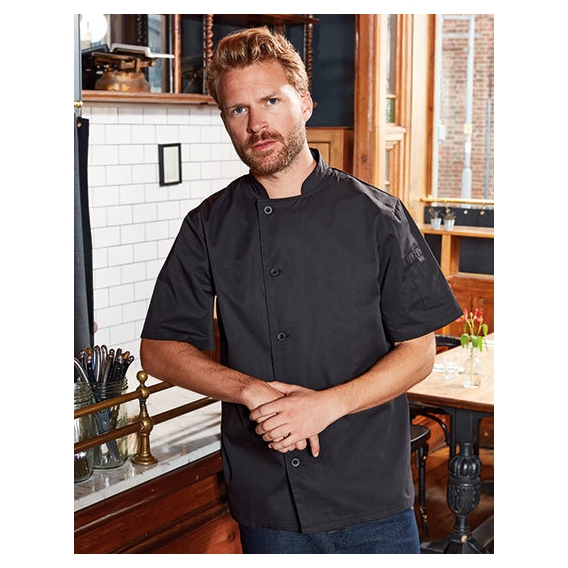 Essential Short Sleeve Chefs Jacket