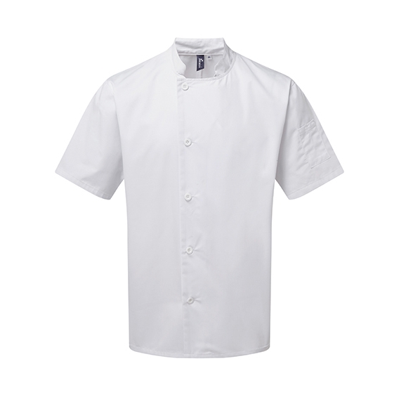 Essential Short Sleeve Chefs Jacket