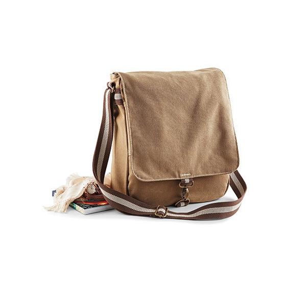 Vintage Canvas Messenger