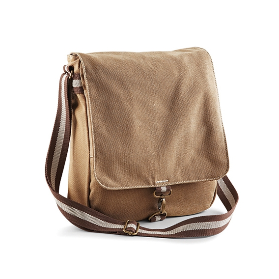 Vintage Canvas Messenger