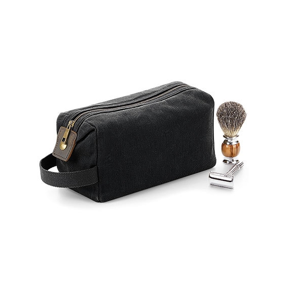 Heritage Waxed Canvas Wash Bag