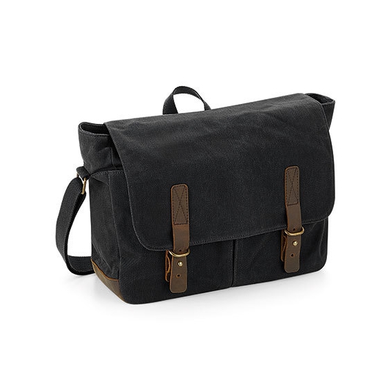 Heritage Waxed Canvas Messenger
