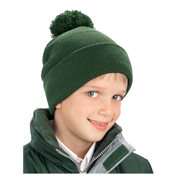Junior Pom Pom Beanie