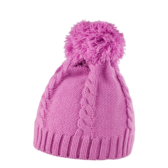 Cable Knit Pom-Pom Beanie